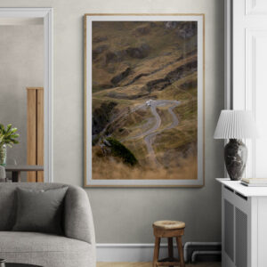 Foto aan de muur. Col du Tourmalet, Pyreneeën Frankrijk. Foto © Karen Ketels