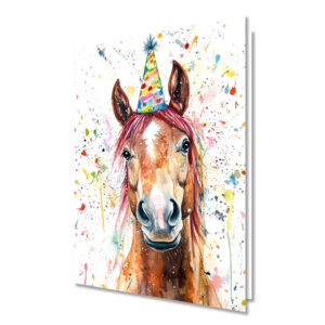 Wenskaart - Verjaardag paard