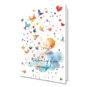 Welkom lief klein meneertje!
