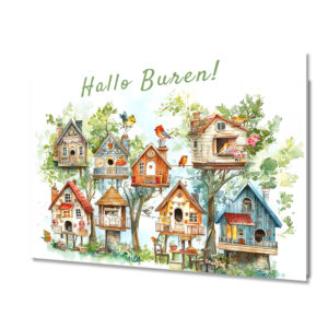 Wenskaart - Hallo Buren!