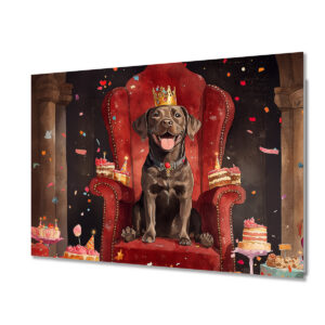 Wenskaart - Verjaardag koning Labrador