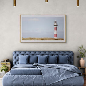 Foto aan de muur. Vuurtoren Nieuwpoort. Foto © Karen Ketels